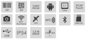 Janam XT1 5.9 Android PDA Barcode Scanner