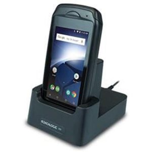 Datalogic Memor 1 Handheld Kit EMEA, Wi-Fi, 2D Imager w/ white illum. Android 8.1 and GMS, Black, Europe/EEA Only 944700024 and Single Slot Dock (charge Only – includes PS) 94ACC0208