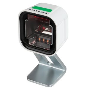 Datalogic Magellan 1500i, White, Std Configuration, 2D, Riser Stand with Magnetic Base, Euro Power Supply, RS-232 Cable