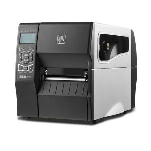 Zebra ZT-230 203dpi D/T or T/T Printer w/LCD; Rugged All Metal case w/Ethernet; USB & Serial, w/Cutter & Catch Tray