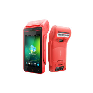 Urovo i9100 Android 8. 1 1GB RAM /8GB ROM, MSM8909, Dual SIM2. WIFI,  Bluetooth,  GPS,  Camera (5MP rear+2MP front) 3. WCDMA(850/900/1800/1900),  FDD-LTE TDD-LTE (B40)4. Smart Card/ Magstripe card/ contactless card reader5. 58" thermal printer with Ø40 mm Paper roll6.  Optical fingerprint FBI certified. 7. 3. 7V,  5200mAh battery8. Standard Accessories: Power adaptor*1,  battery*1,  USB cable*1